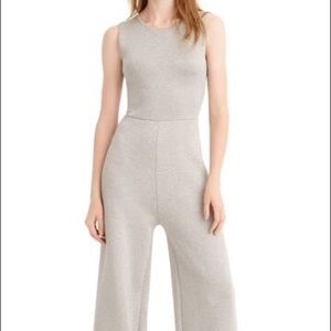 J Crew Sleeveless Jumpsuit with Velvet Tie